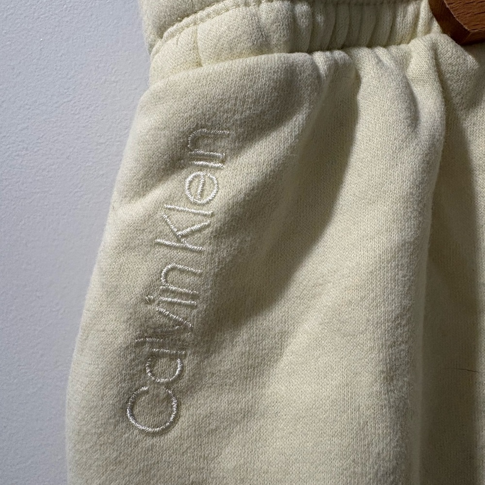 Calvin Klein Off-White Athletic Shorts